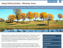 Tablet Screenshot of napavalleywaukee.com